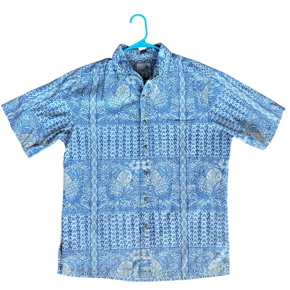 Kahala men’s aloha shirt, pineapple, M - Picture 2 of 7